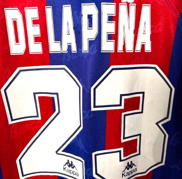 Barcelona 1996/97 Home - De La Pena