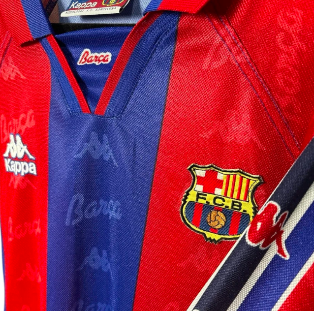 Barcelona 1996/97 Home - De La Pena